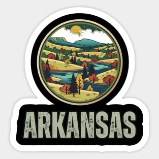 Arkansas State USA Sticker